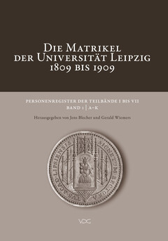 Die Matrikel der Universität Leipzig – Registerband